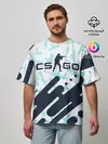Мужская футболка оверсайз / CS GO | КС ГО