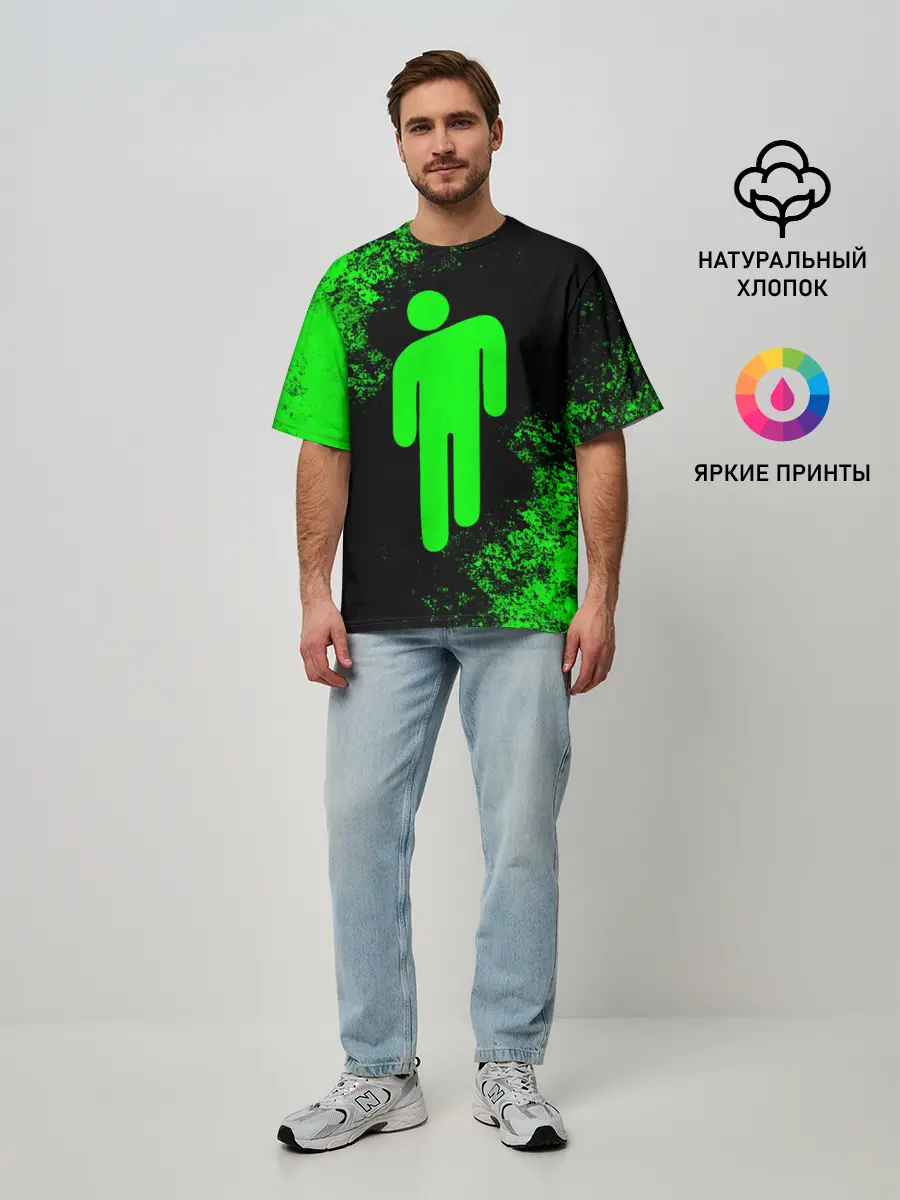 Мужская футболка оверсайз / BILLIE EILISH