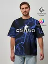 Мужская футболка оверсайз / COUNTER STRIKE