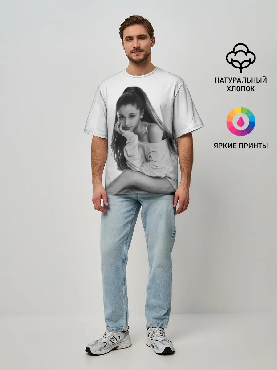 Мужская футболка оверсайз / Ariana Grande
