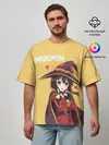 Мужская футболка оверсайз / Megumin ноу ноу
