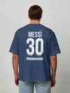 Мужская футболка оверсайз / Messi PSG Football