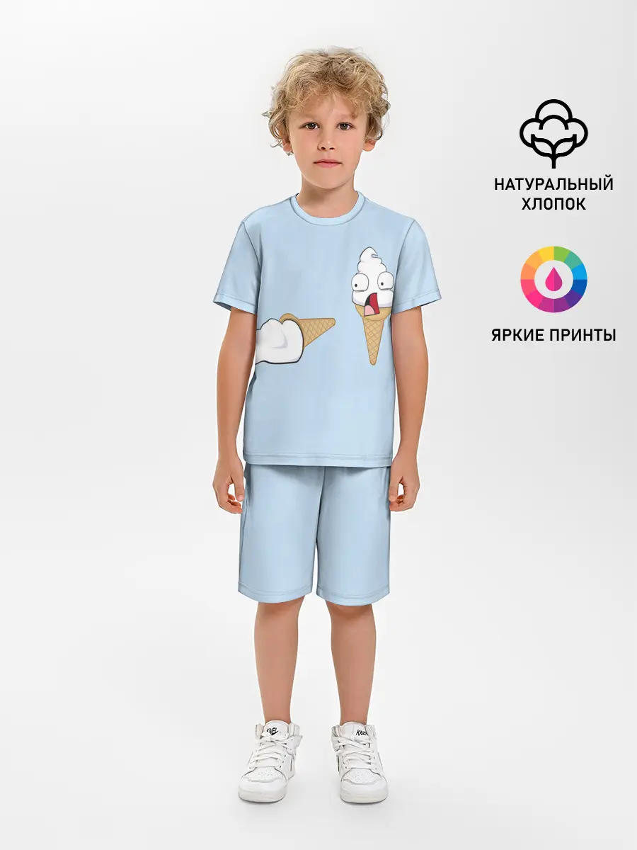 Детская пижама с шортами / ааа рожок