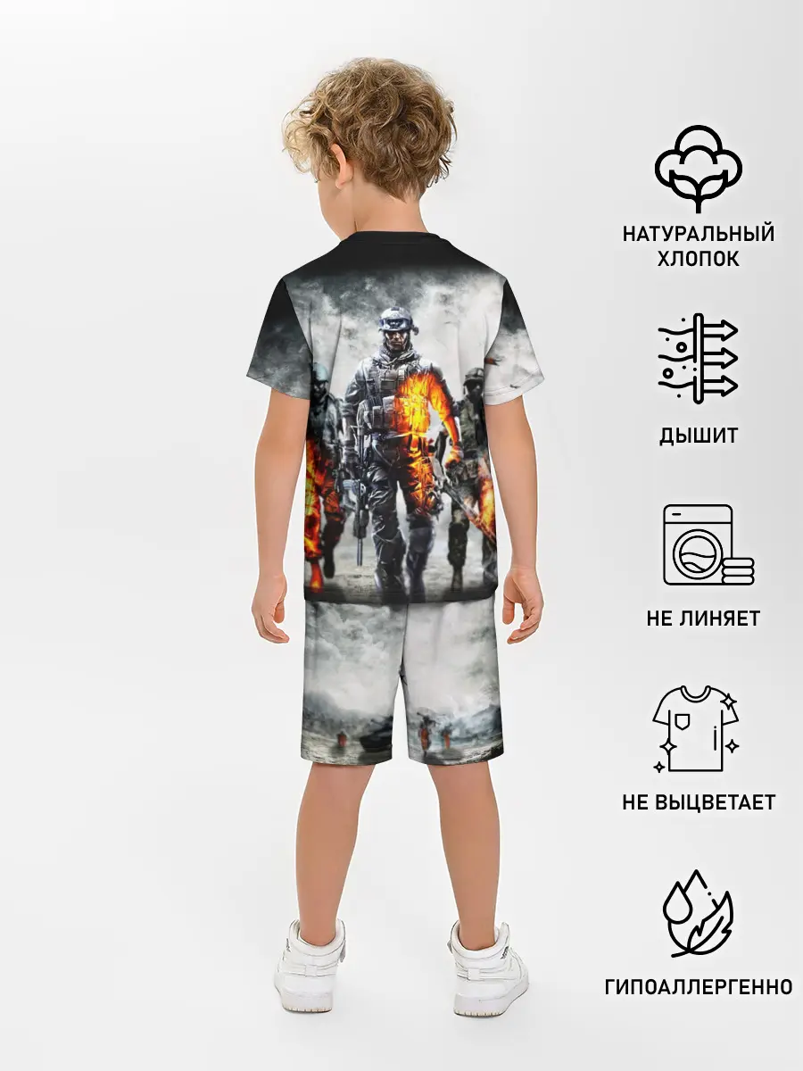 Детская пижама с шортами / Battlefield | Батлфилд