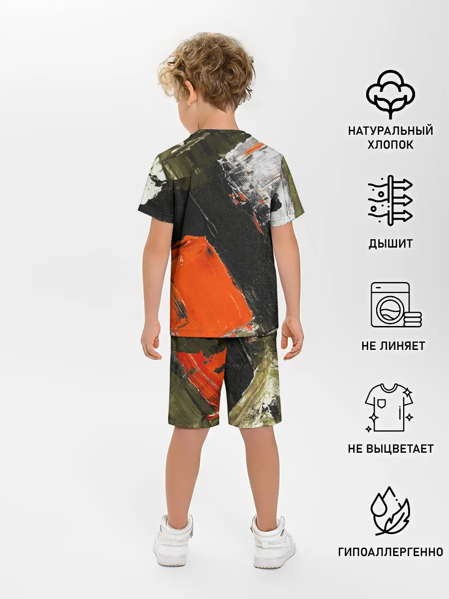 Детская пижама с шортами / Современное искусство