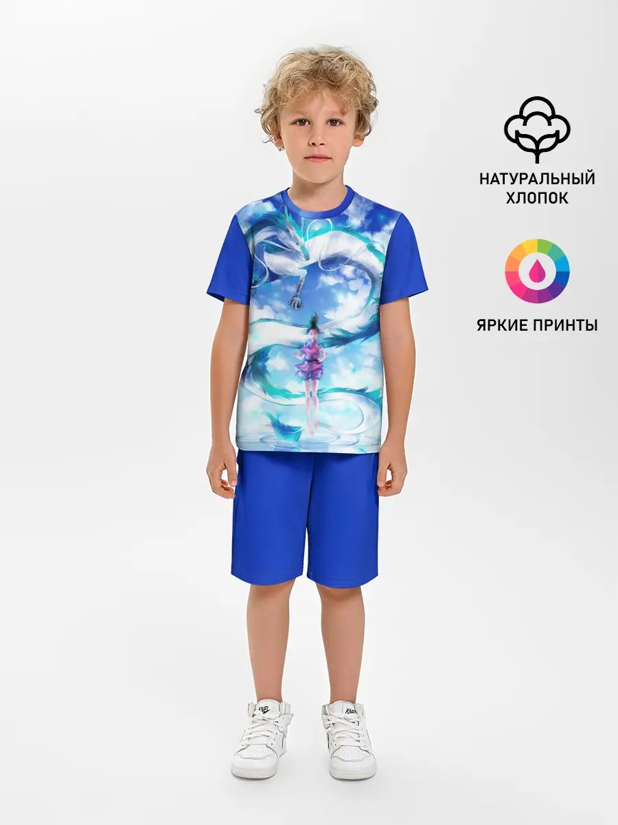 Детская пижама с шортами / Унесенные призраками_7