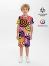 Детская пижама с шортами / Аннотация разноцветных кругов