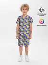 Детская пижама с шортами / Поп-арт
