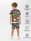Детская пижама с шортами / Абстракция