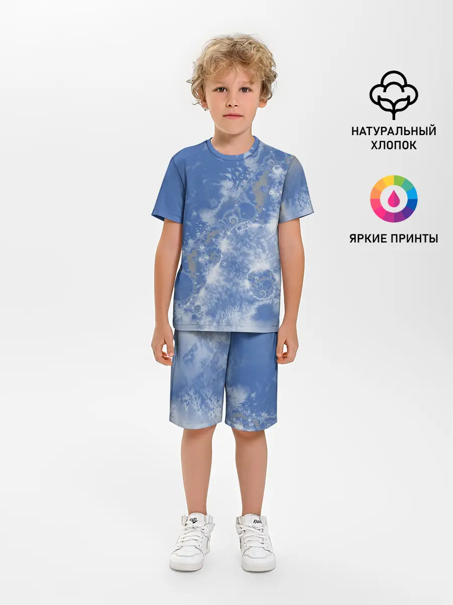 Детская пижама с шортами / Летающие треугольники