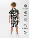 Детская пижама с шортами / Tattoo | BlackWhite