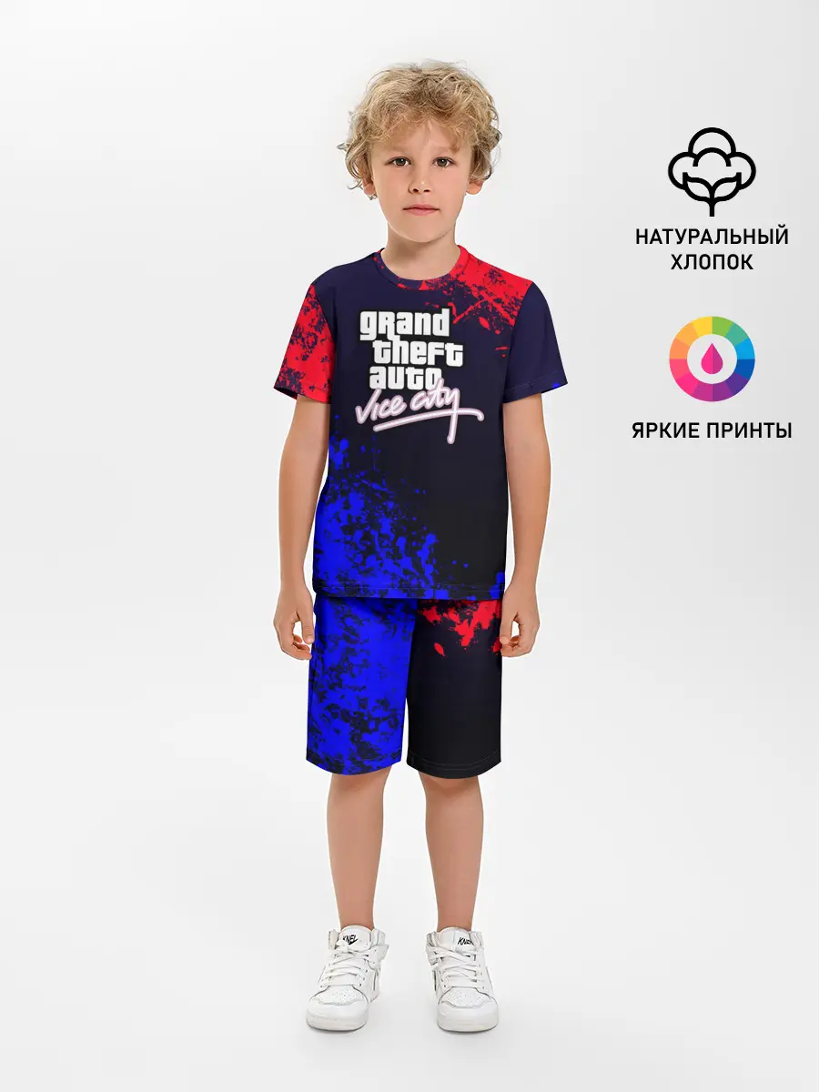 Детская пижама с шортами / Gta Vice city