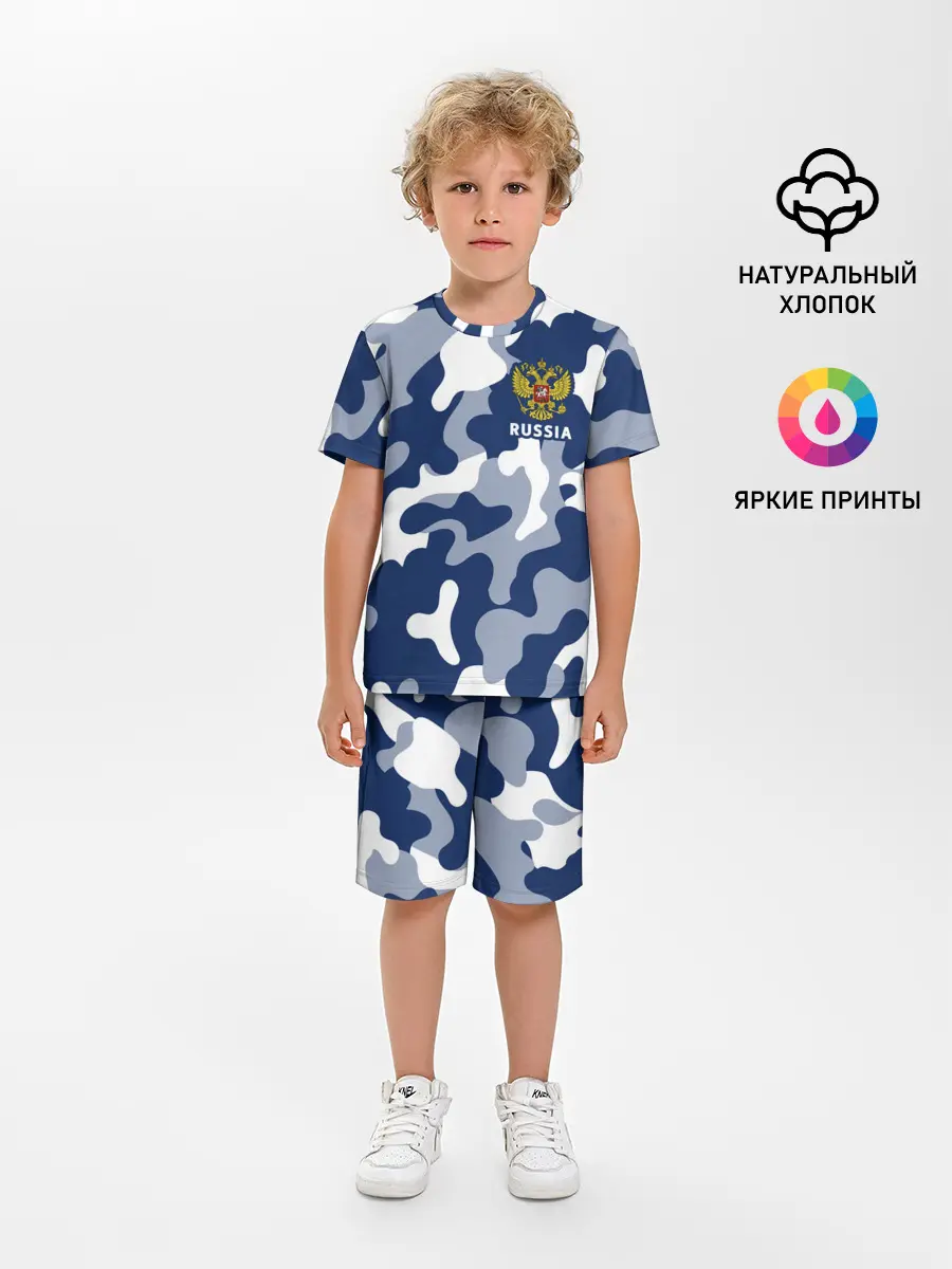 Детская пижама с шортами / RUSSIA / РОССИЯ