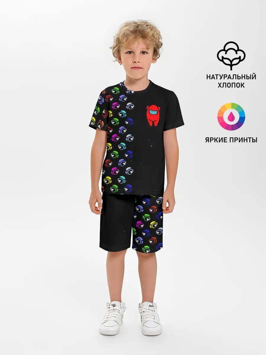 Детская пижама с шортами / AMONG US