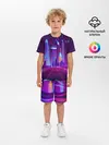 Детская пижама с шортами / НЕОНОВЫЙ ГОРОД