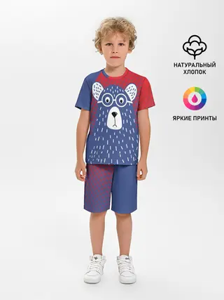 Детская пижама с шортами / Медведь