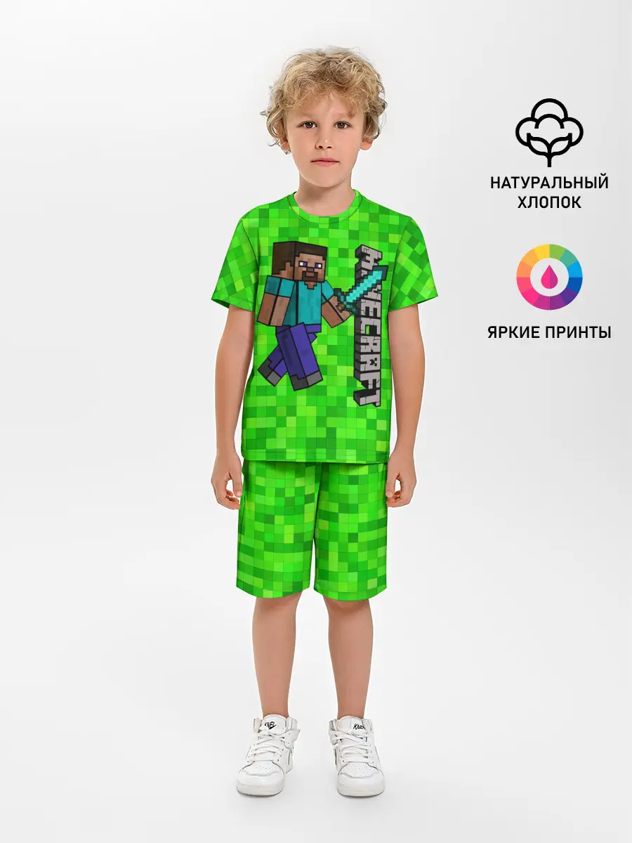 Детская пижама с шортами / MINECRAFT