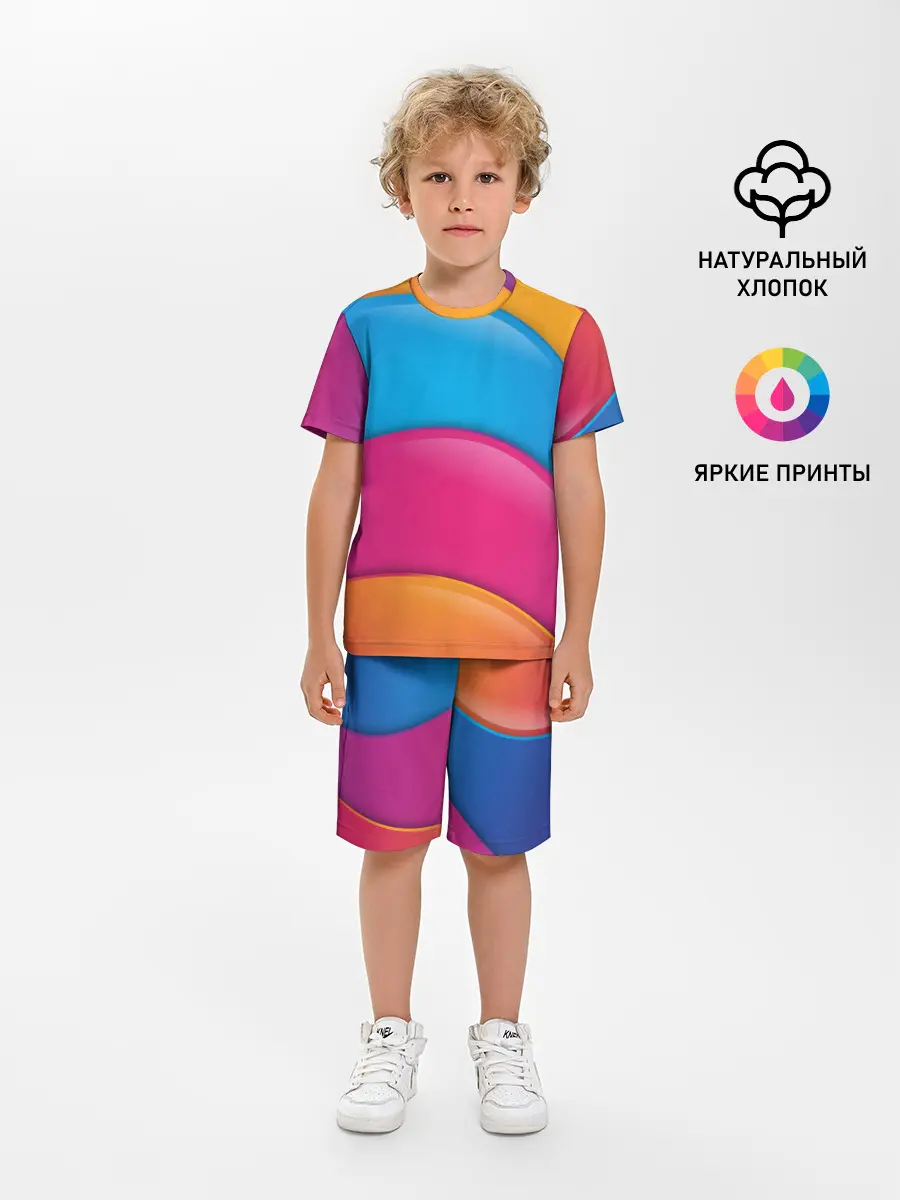 Детская пижама с шортами / Candy rainbow