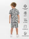 Детская пижама с шортами / Пиксельный Узор