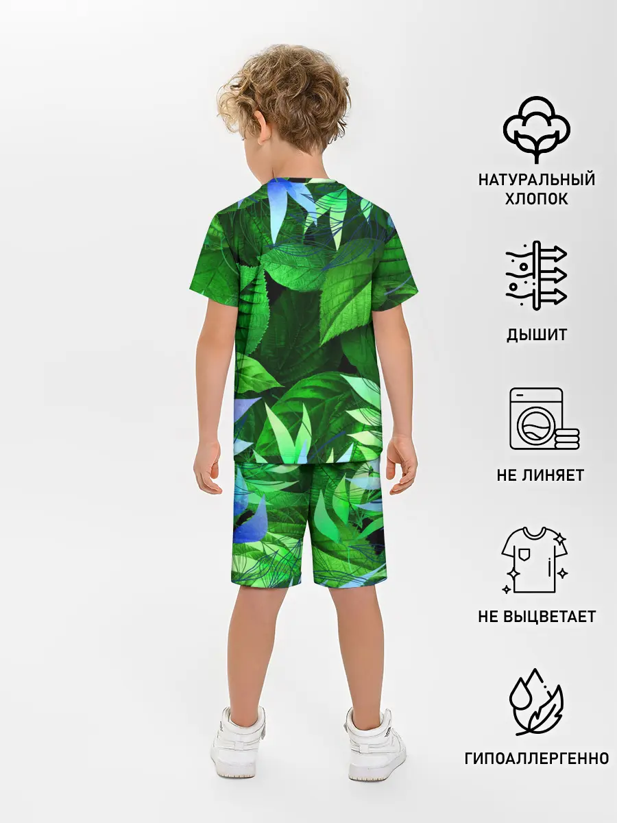 Детская пижама с шортами / BILLIE EILISH | БИЛЛИ АЙЛИШ