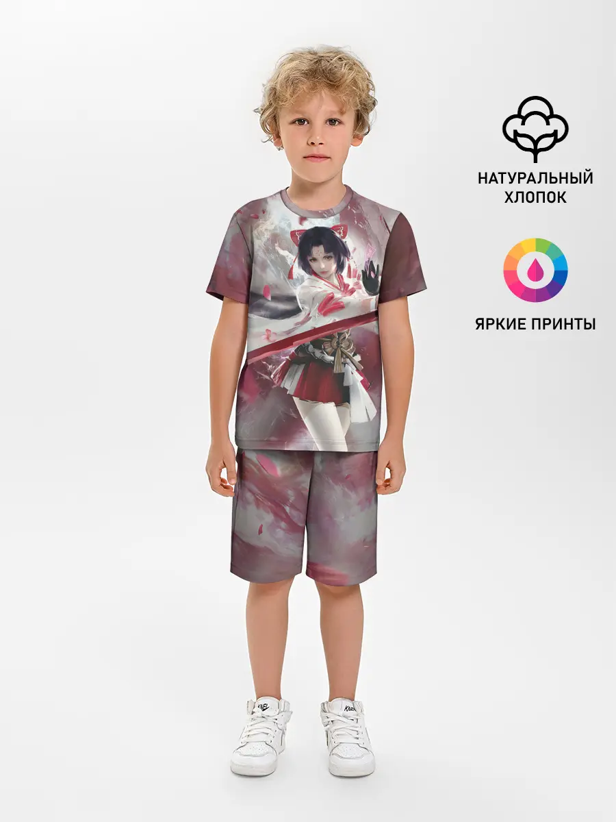 Детская пижама с шортами / Naraka blade