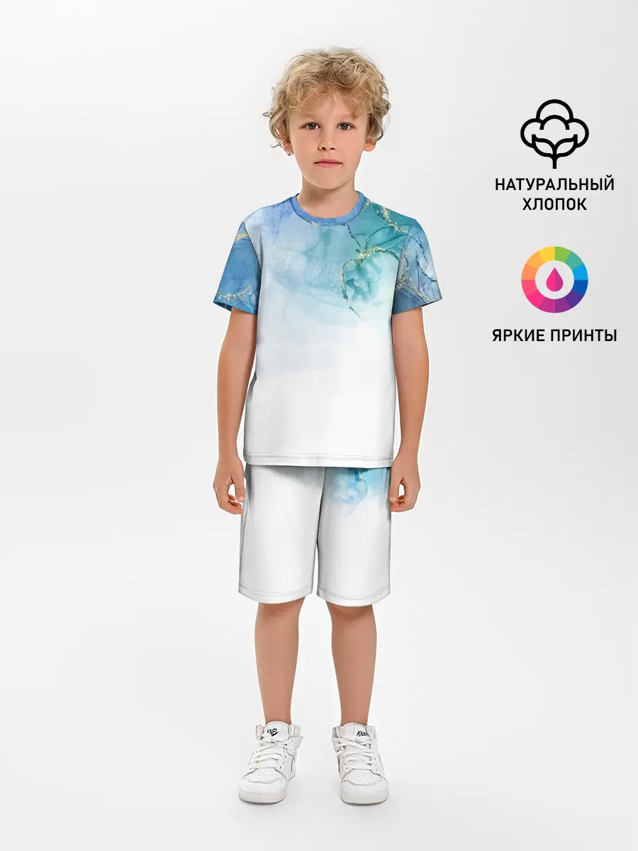 Детская пижама с шортами / Краски