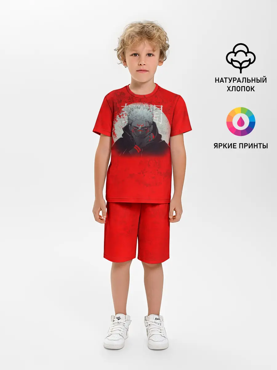 Детская пижама с шортами / МАГИЧЕСКАЯ БИТВА | SUKUNA