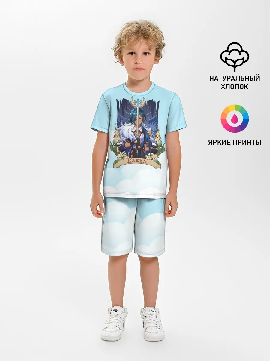 Детская пижама с шортами / Genshin Impact