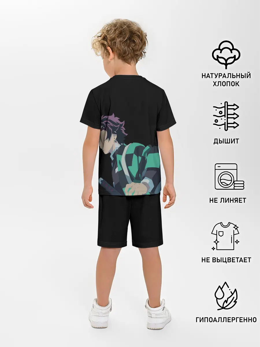 Детская пижама с шортами / Tanjirou Kamado