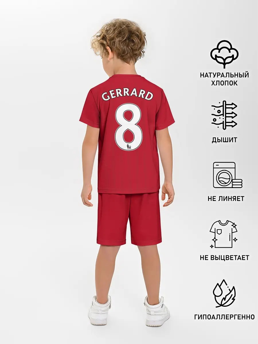 Детская пижама с шортами / Джеррард Ливерпуль ретро