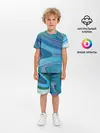 Детская пижама с шортами / Морская волна
