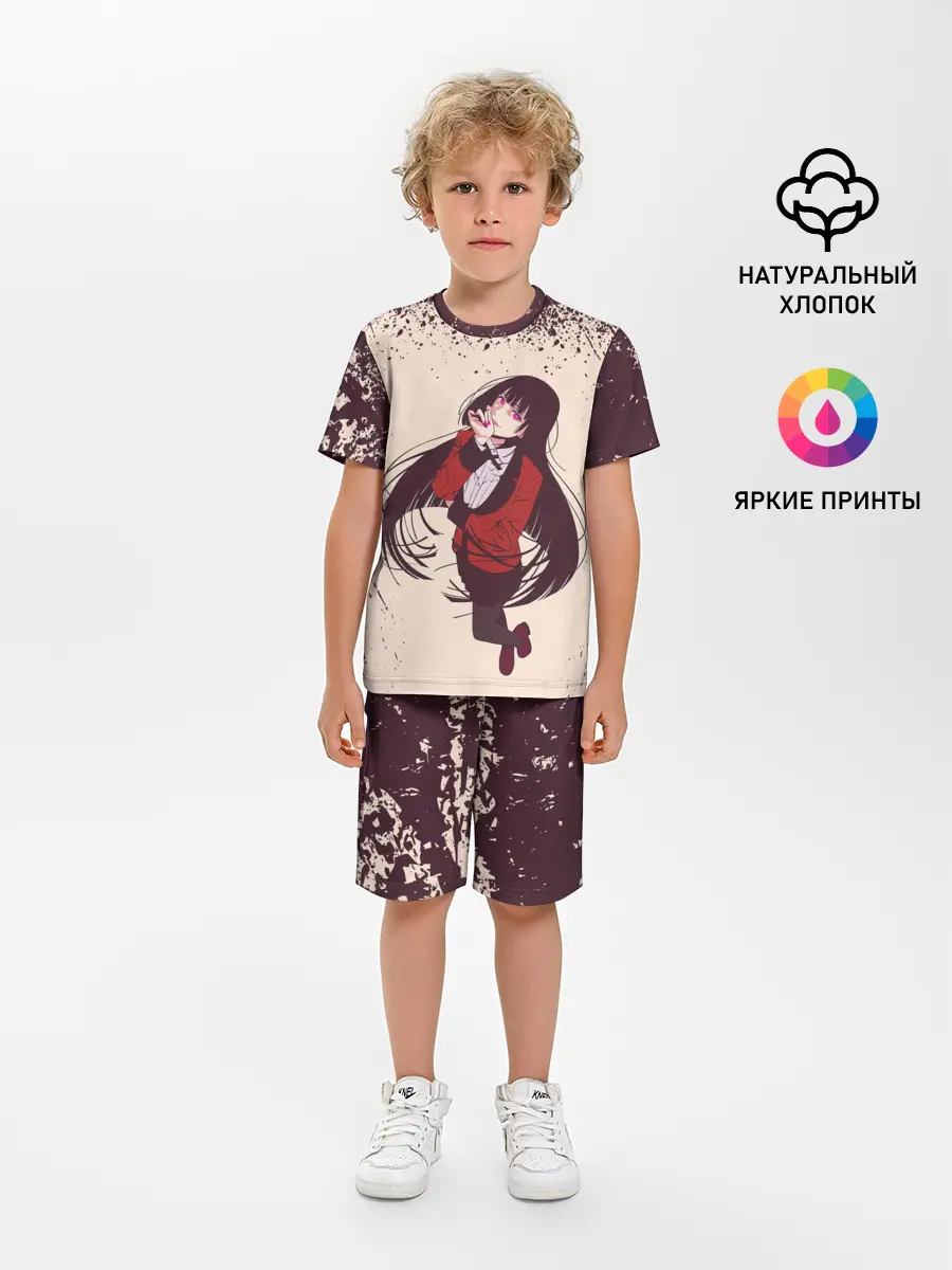 Детская пижама с шортами / Kakegurui | Yumeko Jabami