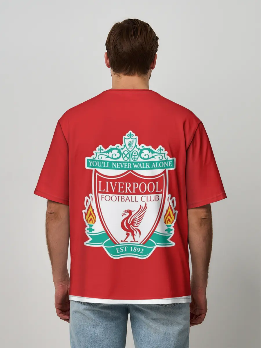Мужская футболка оверсайз / F.C. LIVERPOOL
