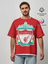 Мужская футболка оверсайз / F.C. LIVERPOOL