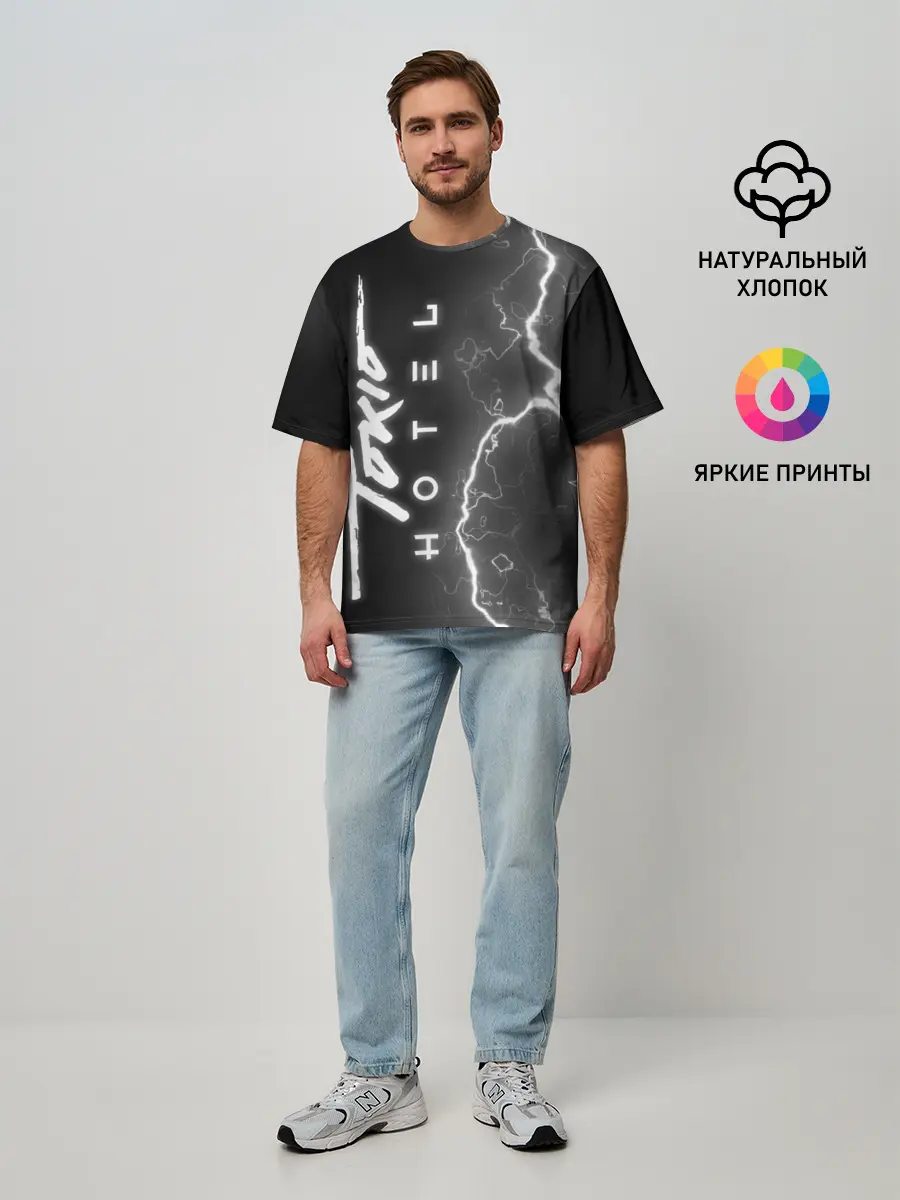Мужская футболка оверсайз / Tokio Hotel