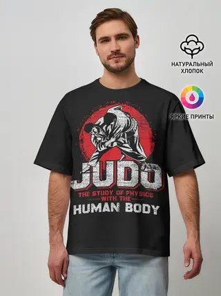 Мужская футболка оверсайз / Judo