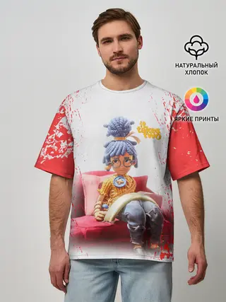 Мужская футболка оверсайз / It takes two | Hazelight Studios