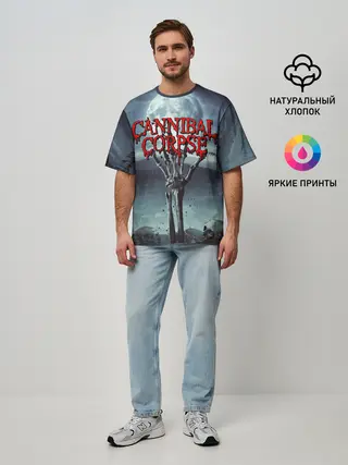 Мужская футболка оверсайз / CANNIBAL CORPSE