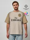 Мужская футболка оверсайз / PSG Форма Новая Away 18/19