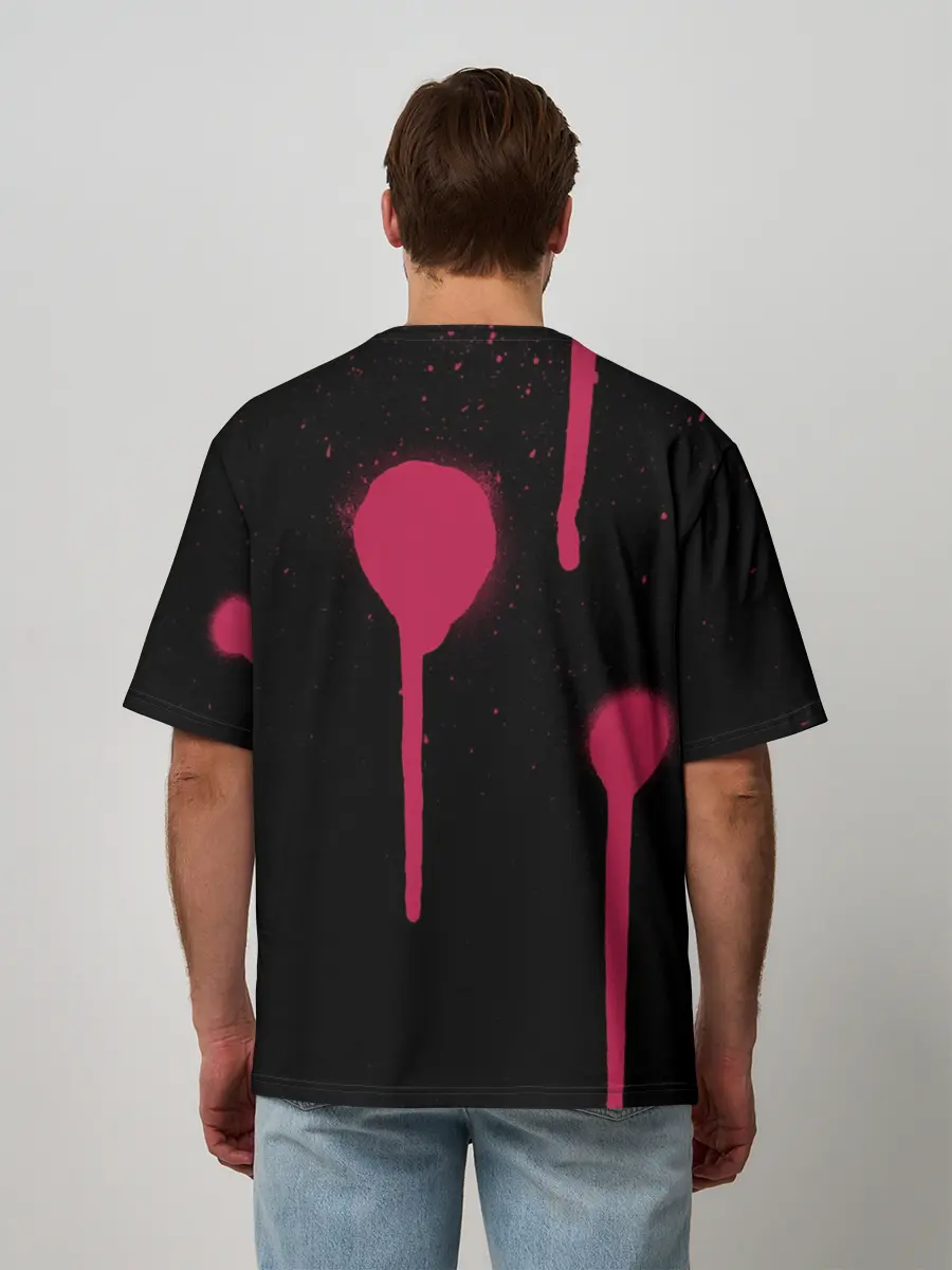 Мужская футболка оверсайз / Вандалы арт