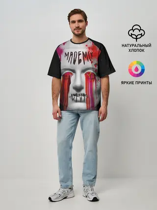 Мужская футболка оверсайз / Вандалы арт