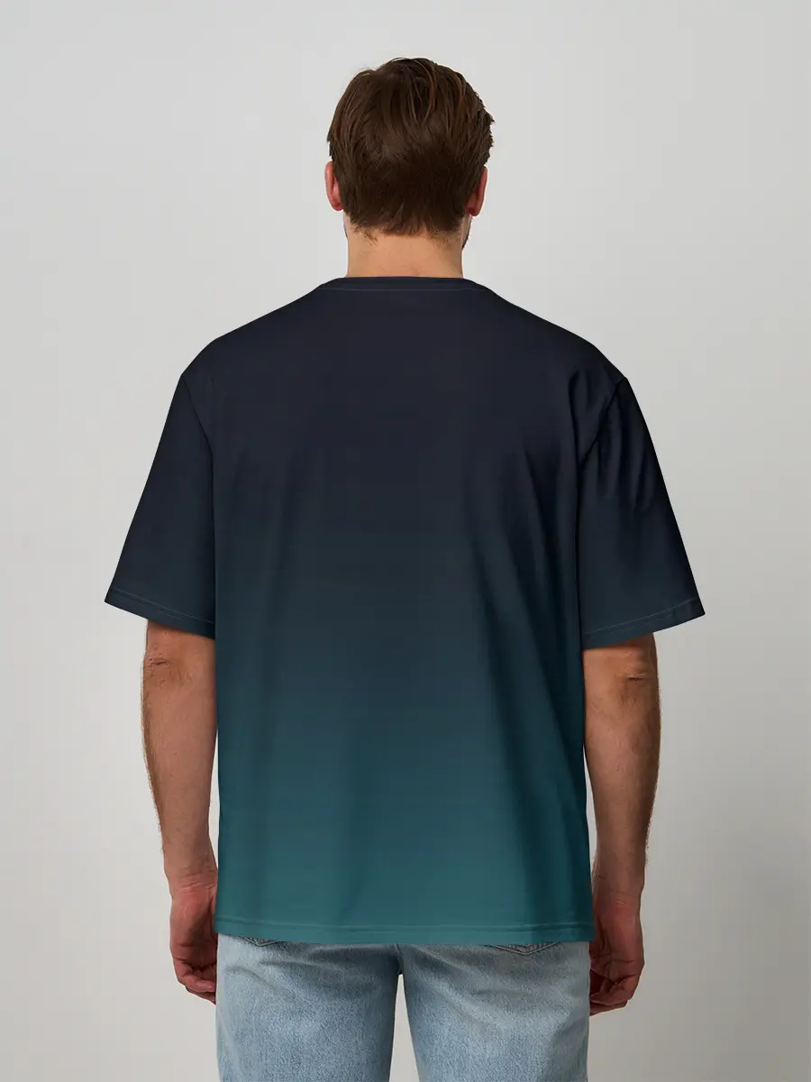 Мужская футболка оверсайз / GRADIENT
