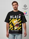 Мужская футболка оверсайз / Симпсоны х ON BLACK