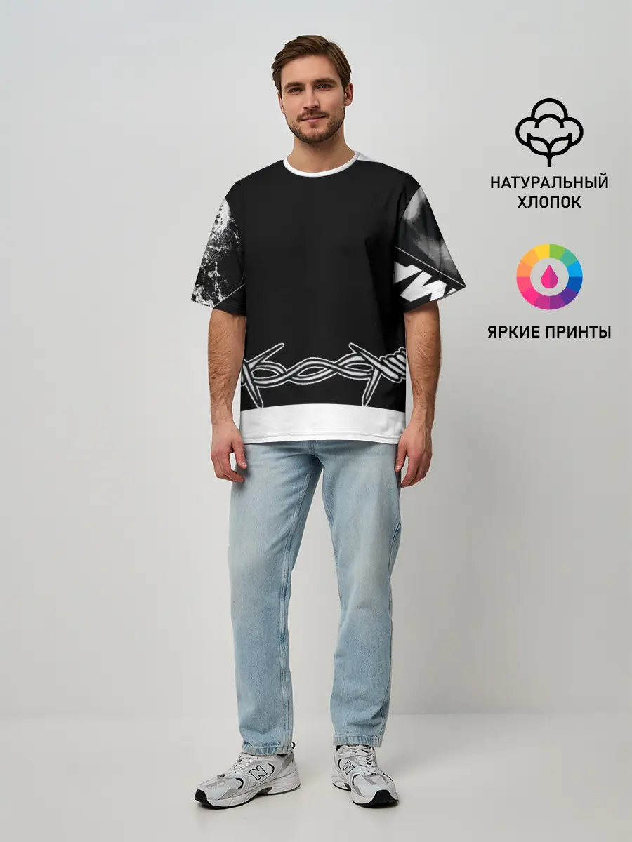 Мужская футболка оверсайз / Abnormal