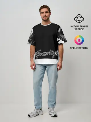 Мужская футболка оверсайз / Abnormal