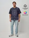Мужская футболка оверсайз / Узор