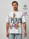 Мужская футболка оверсайз / Париж