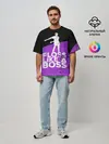 Мужская футболка оверсайз / Floss Like A Boss