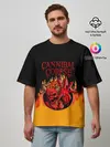 Мужская футболка оверсайз / Cannibal Corpse | Труп Каннибала