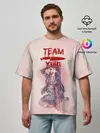 Мужская футболка оверсайз / Team Yuri | Доки Доки
